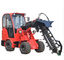 0.5cbm 1T Compact Articulated Wheel Loader 4X4 Snow Bucket