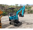 1 Ton 7.0kw Mini Crawler Excavator Digger For Public Park