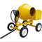 4 Wheel Mobile Concrete Mixer Machine 350L Small Gasoline Diesel Self - Discharging Concrete Mixer