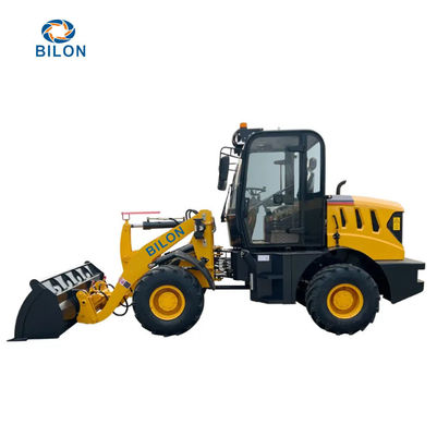 Factory EURO 3  High Efficiency 0.6m³ 1200KG Mini Front Wheel Loader With Shovel Joystick Blade Shovel Loader