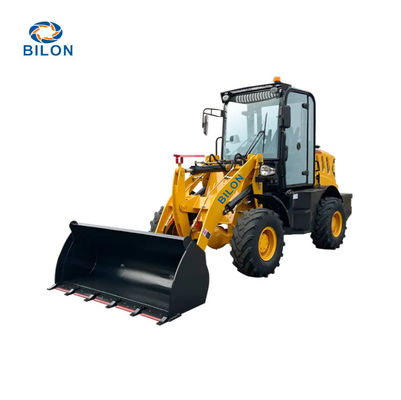Factory EURO 3  High Efficiency 0.6m³ 1200KG Mini Front Wheel Loader With Shovel Joystick Blade Shovel Loader