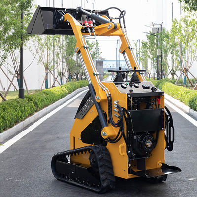 Competitive Price Skid Steer Loader Multi-function 200kg Wheel Loader With Versatile Bucket Mini Skid Crawler Loader Best Sell