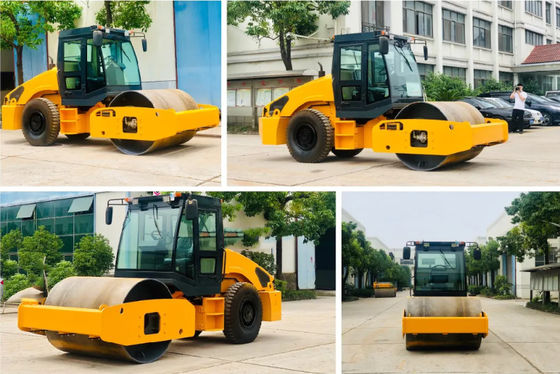 Single Drum 8 Ton Vibratory Road Roller Mechanical Drive