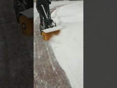 15HP Walk Behind Snow Sweeper Machines Gasoline Powered  Work Width 1000mm