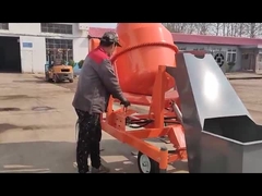 Towable 350L/400L/500L/700Lディーゼル ガソリンまたはモーター トラックミキサ